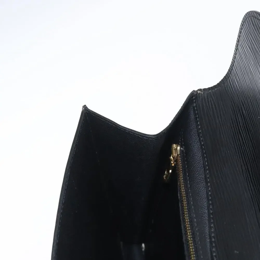 Louis Vuitton Epi Montaigne 27 Clutch Bag Black
